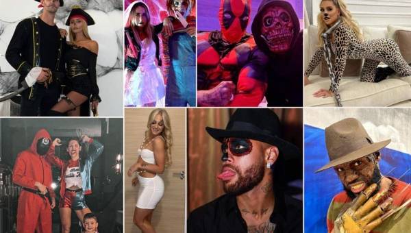 Estos son los famosos deportistas que festejaron la 'Noche de Brujas' con espectaculares disfraces.