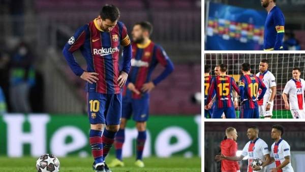 Te presentamos las mejores imágenes que dejó la paliza del PSG 4-1 sobre el Barcelona en la Champions League. Messi se fue golpeado por la derrota.