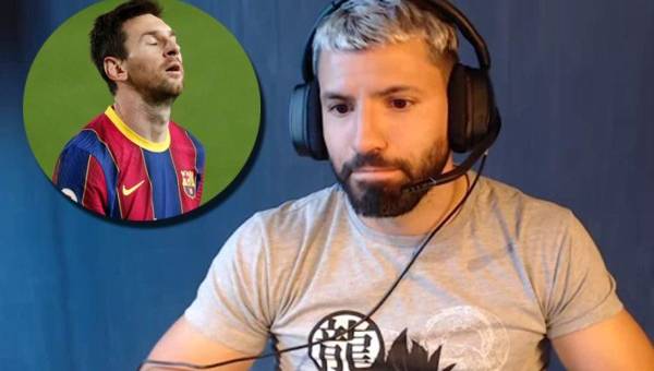 Agüero no podrá jugar al lado de Messi por más que fichó por el Barcelona para cumplir uno de sus sueños.