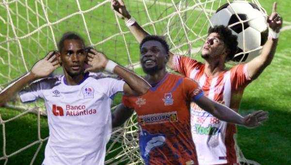 Tres delanteros están peleando fuertemente en la pelea por el goleo del presente torneo Apertura de la Liga Nacional.
