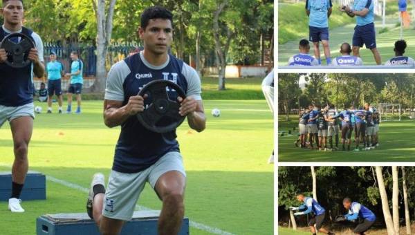 Las mejores imágenes del primer entrenamiento de la Selección de Honduras con miras al duelo eliminatorio ante Canadá.