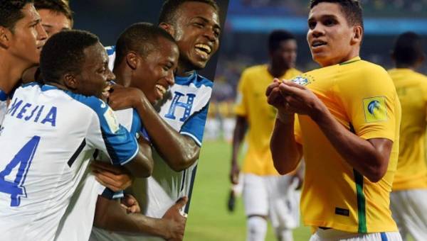 La Selección de Honduras se mide ante Brasil este miércoles por los octavos de final del Mundial Sub-17 que se está jugando en La India. Fotos cortesía FIFA