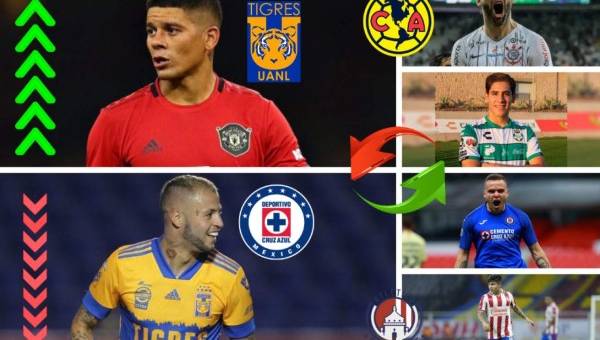 Te presentamos lo mejor del mercado de la Liga MX, América con bajas, bombazo de Marcos Rojo y mexicano a Portugal.