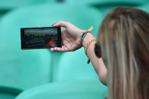 La imágenes del Ambiente de carnaval en Arena Fonte Nova previo al duelo Costa Rica-Holanda