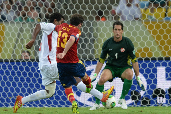 España aplastó 10-0 a Tahití en la Copa Confederaciones