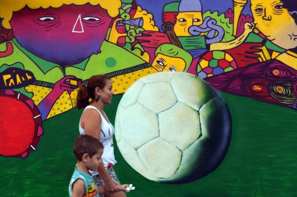Buen ambiente se vive en brasil previo al comienzo del mundial