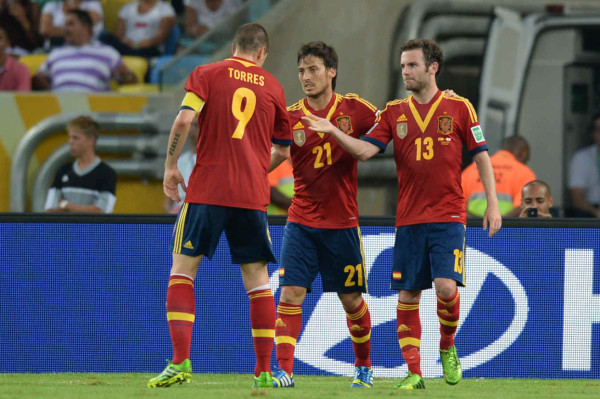 España aplastó 10-0 a Tahití en la Copa Confederaciones