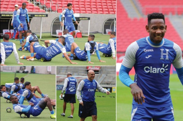 FOTOS: El entreno de Honduras en el Beira-Río previo al juego ante Brasil