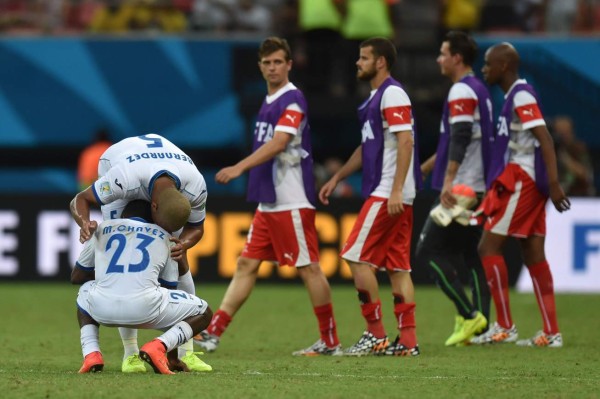 Honduras se despide del mundial con una derrota de 3-0 ante Suiza