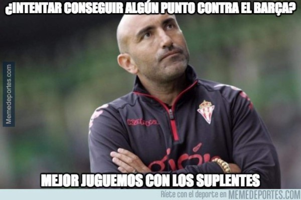 Los mejores memes de la paliza del Barcelona al Sporting Gijón