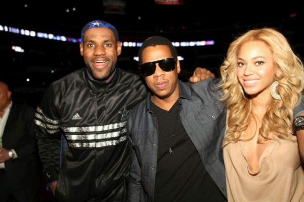 Beyonce, la encantadora fanática de la NBA