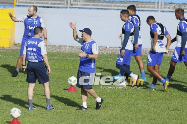 Así fue el entrenamiento de la Selección de Honduras pensando en Paraguay y Brasil