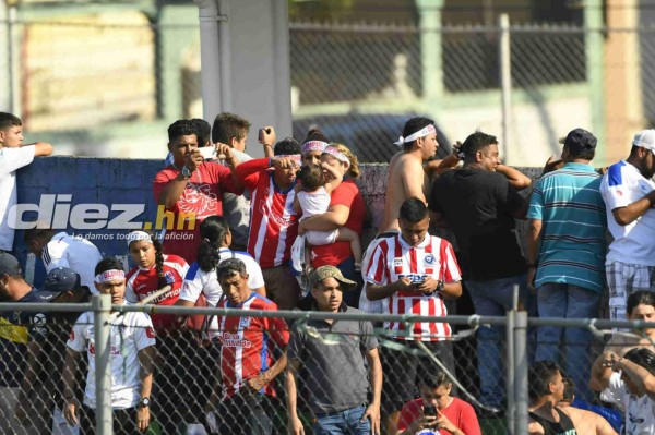 No se vio por TV: Zafarrancho y gas lacrimógeno en Puerto Cortés