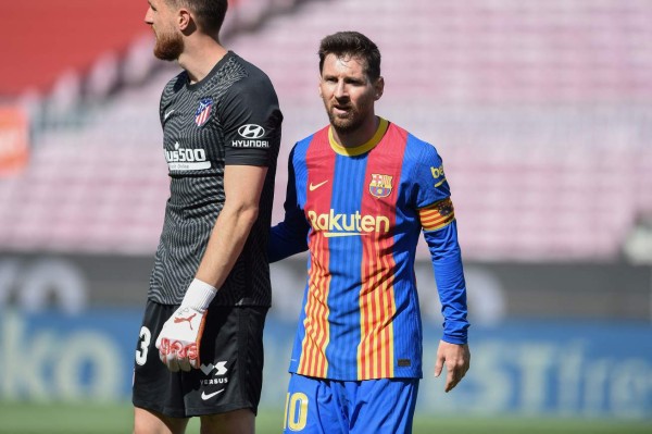 Messi y Barcelona no pudieron pasar del empate ante el Atlético; todo queda en manos del Real Madrid