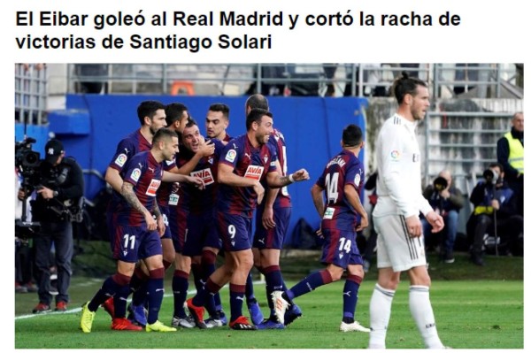 ''Bochorno'', así se come la prensa al Real Madrid tras recibir paliza del Eibar