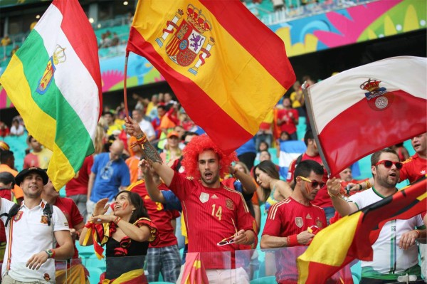 España - Holanda: las espectaculares fotos del ambiente.