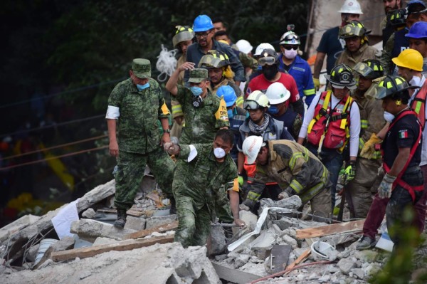 Las imágenes conmovedoras e impactantes del sismo que sacudió a México&nbsp;&nbsp;