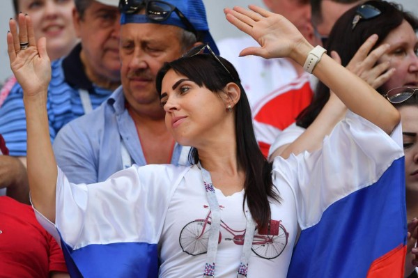 La belleza rusa se apodera del Mundial 2018 en el juego ante Uruguay