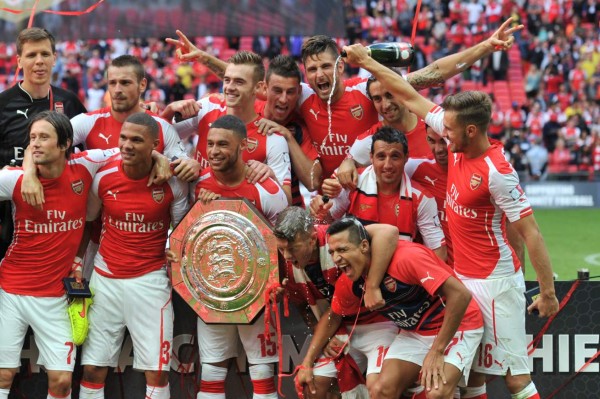 Arsenal es campeón de la Community Shield de Inglaterra