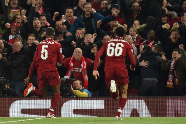 ¡ÉPICO! Así celebraron los jugadores del Liverpool luego de eliminar a Barcelona