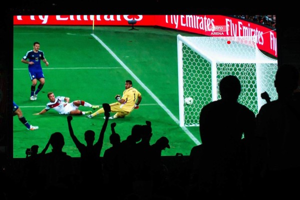 Alemanes celebran campeonato mundial