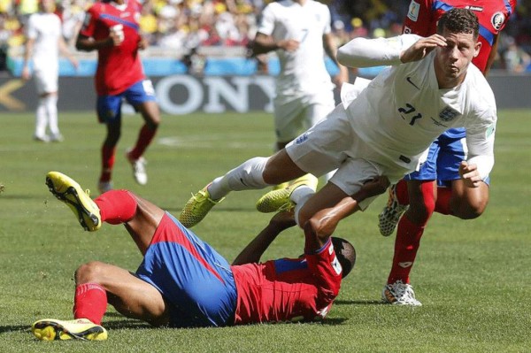 Una sorprendente Costa Rica despide a Inglaterra del mundial Brasil 2014.