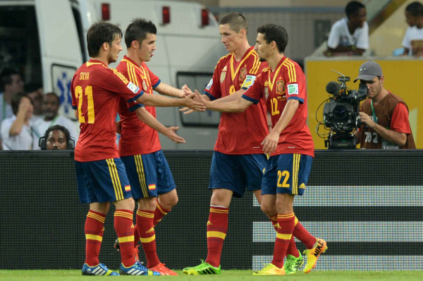 España aplastó 10-0 a Tahití en la Copa Confederaciones