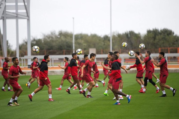 Las imágenes del reconocimiento de cancha de Motagua y Xolos de Tijuana