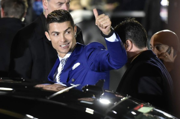 Las imágenes que no se vieron de Cristiano Ronaldo en el Premio The Best