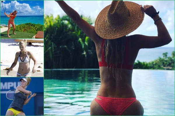 FOTOS: Las sexys vacaciones de la tenista Caroline Wozniacki