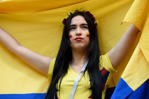 FOTOS: Las bellas chicas colombianas enamoran en el Mundial de Rusia