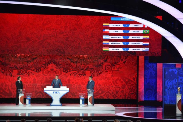 Todo lo que pasó en el sorteo de eliminatoria a Rusia 2018