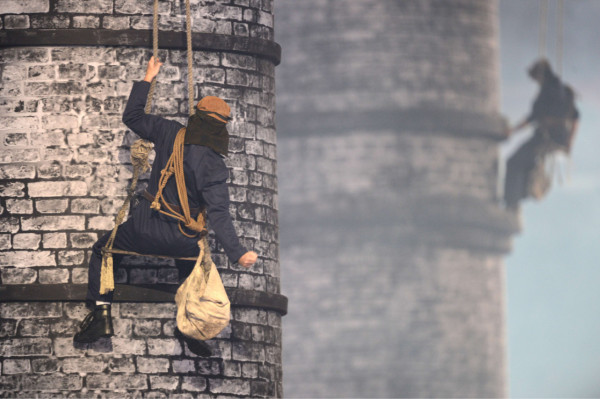 Gran ambiente inauguración de los Juegos Londres 2012.