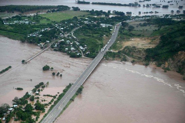 El Valle de Sula en Honduras, bajo el agua por Iota: Las apocalípticas fotografías aéreas