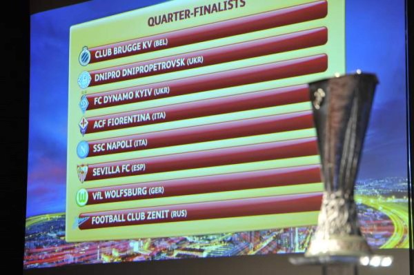 Quedaron definidos los cuartos de final de la Europa League