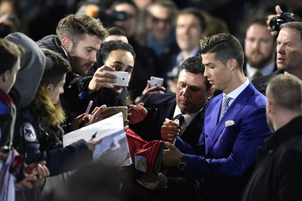Las imágenes que no se vieron de Cristiano Ronaldo en el Premio The Best