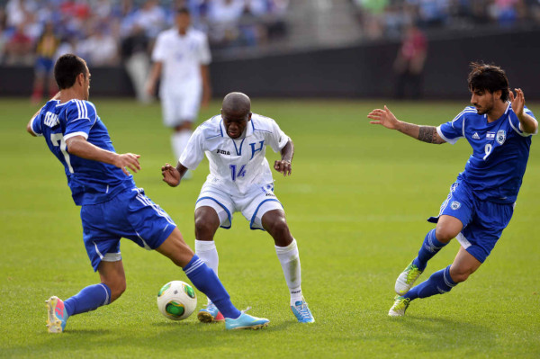 Honduras pierde 2-0 ante Israel en el estadio Citi Field de New York.