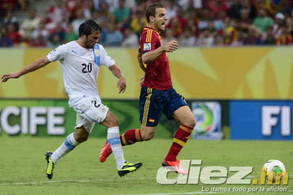 España derrotó 2-1 a Uruguay Copa Confederaciones
