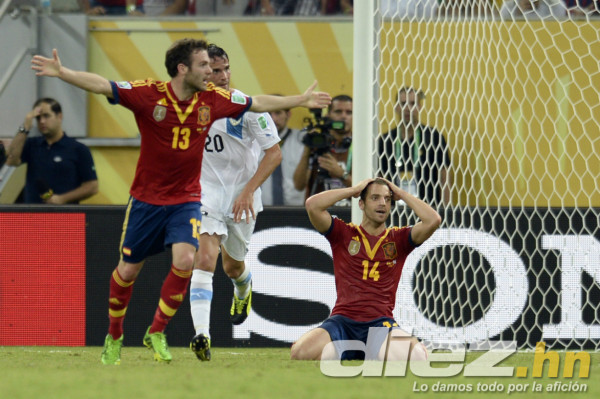 España derrotó 2-1 a Uruguay Copa Confederaciones
