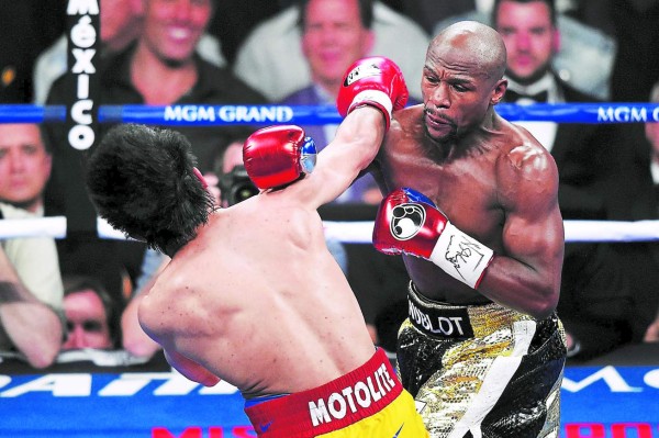 Las mejores fotos de la pelea Mayweather-Pacquiao