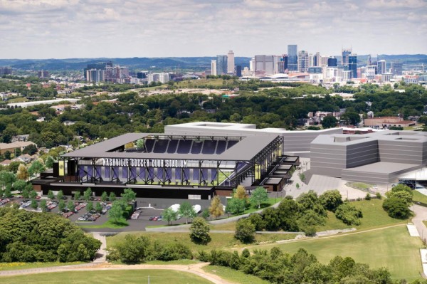 ¡Lujoso! El lindo y costoso estadio que está construyendo el Nashville de la MLS