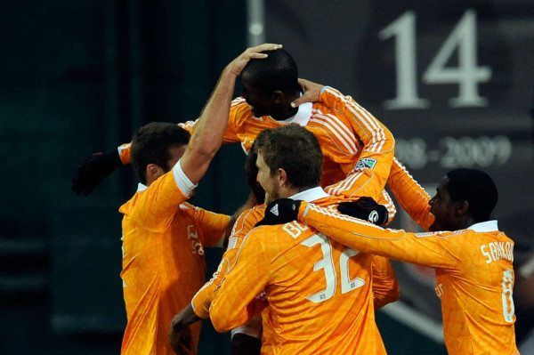 Boniek García y el Houston Dynamo .