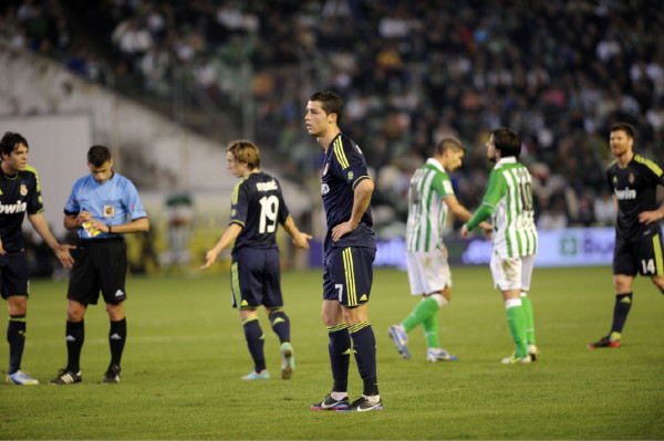 R. Madrid perdió 0-1 ante el R. Betis en la LIGA BBVA