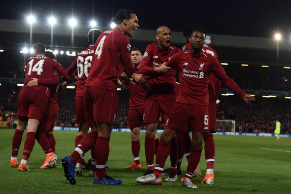 ¡ÉPICO! Así celebraron los jugadores del Liverpool luego de eliminar a Barcelona