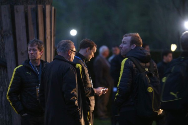 Así quedó el autobús del Borussia Dortmund tras la explosión