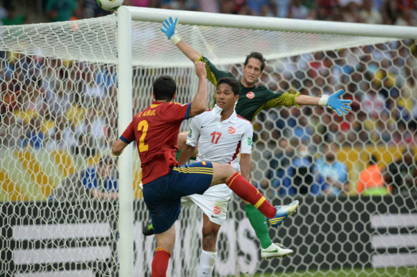 España aplastó 10-0 a Tahití en la Copa Confederaciones