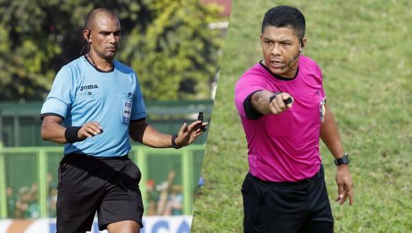 Óscar Moncada y Armando Castro fueron los árbitros designados para pitar la vuelta de las semifinales en Honduras.
