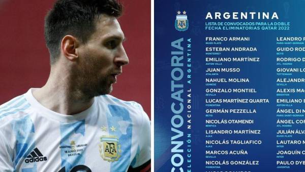 Messi no estará con Argentina en esta primera fecha FIFA del 2022.