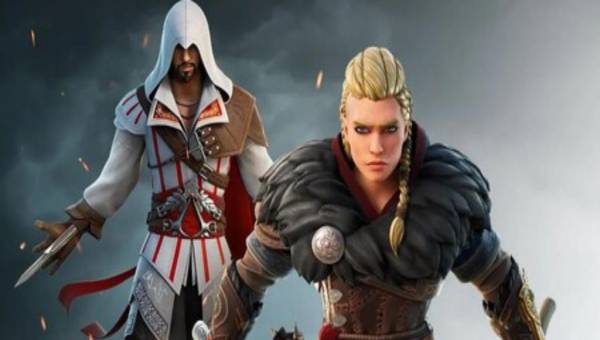 Los asesinos Ezio Audiotre y Eivor Varinsdottir estarán disponibles en la tienda de Fortnite a partir de 8 de abril.