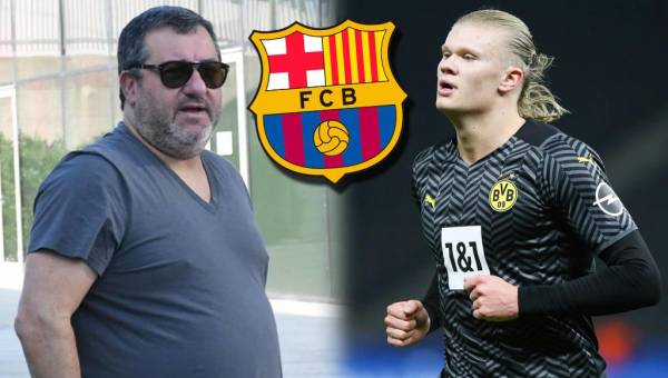 Mino Raiola propone al Barcelona la llegada de otro jugador para cerrar el fichaje de Haaland.